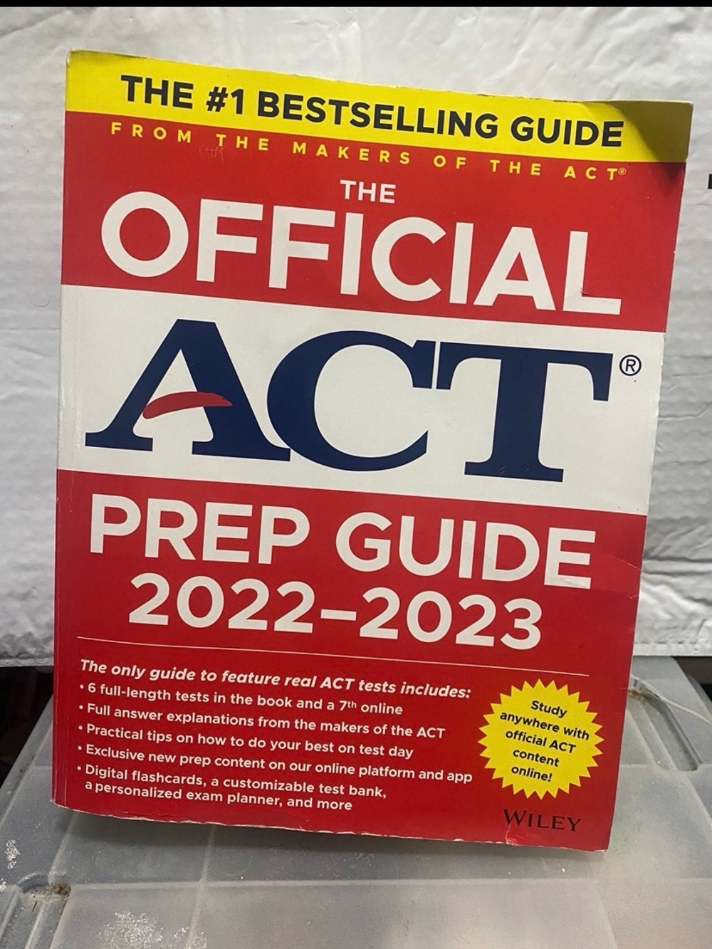 The Official ACT Prep Guide 2022-2023 published by Wiley